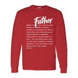 I AM HIM — Father Definition | White Ink | Long Sleeve Tee | Definitions of HIM Collection
