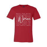 Definition of a Woman - Woman's Empowerment Tee - White