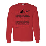 I AM HIM — Warrior Definition | Black Ink | Long Sleeve Tee | Definitions of HIM Collection