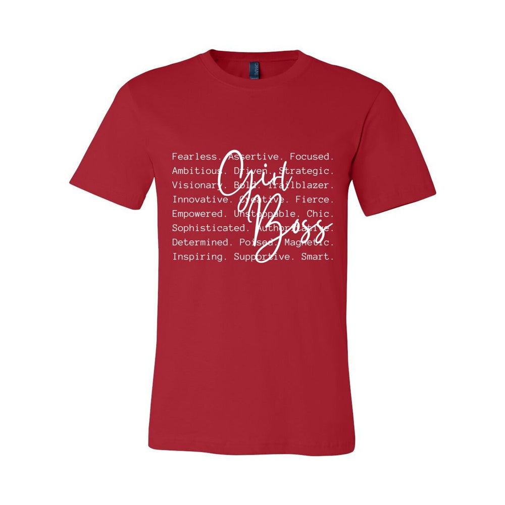 Girlboss Women's Tee – Definition of a Boss Babe - White