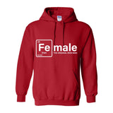 F-E™ Female Iron - Women's Hoodie | Periodic Table Feminist Hoodie