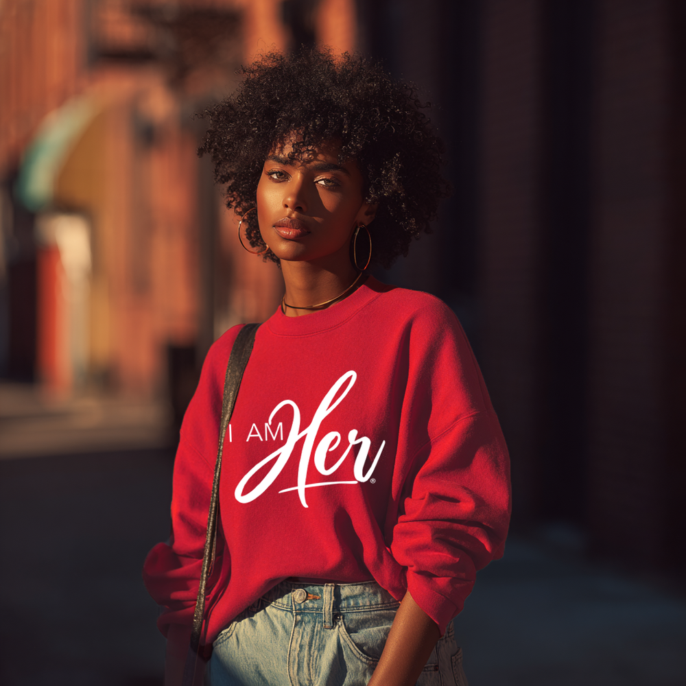I AM HER Signature Women's Crewneck Sweatshirt - Color