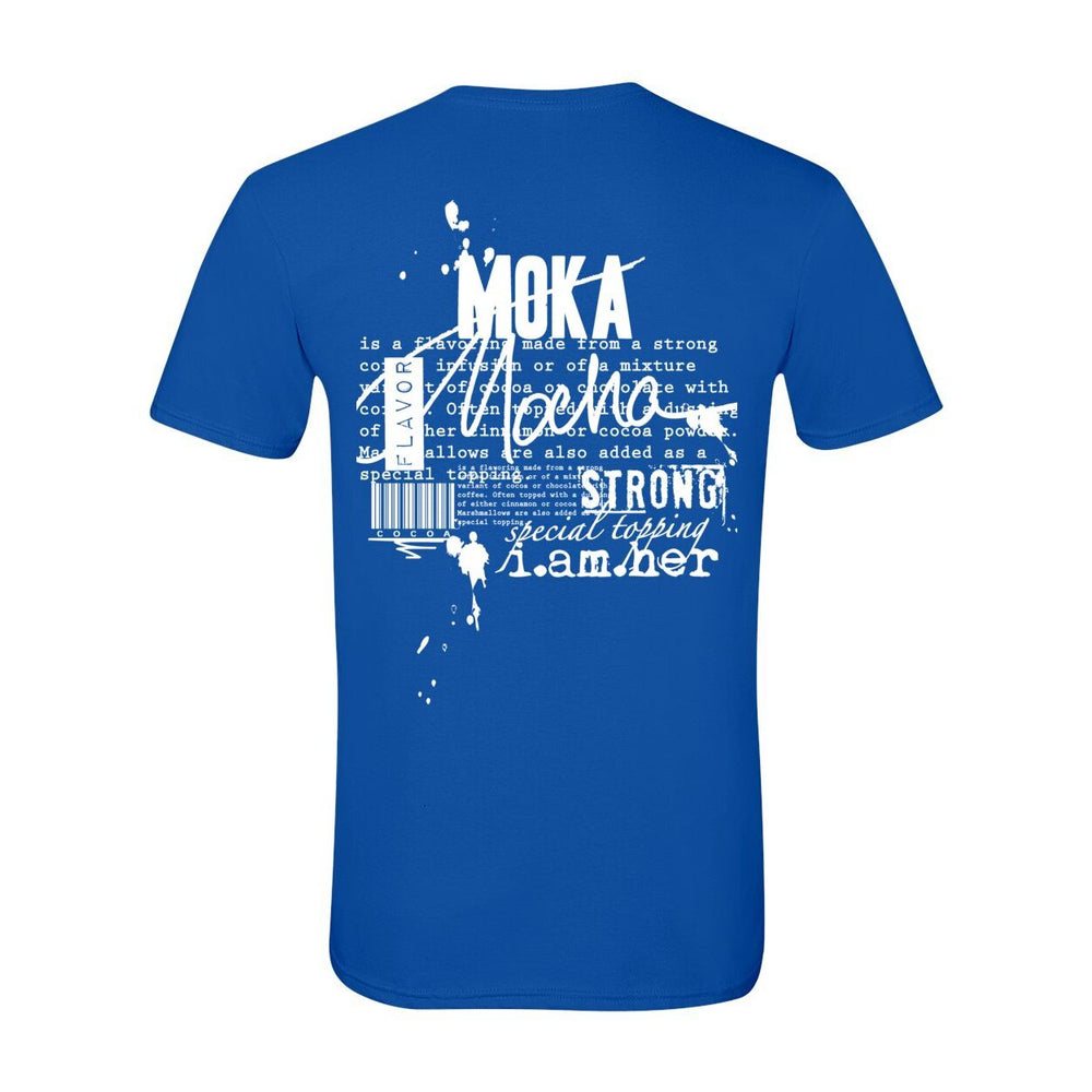 Mocha Women's Tee – Flavors of Her Collection - Bold. Smooth. Beautifully Melanated - White