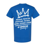 I AM HIM — King Anointed | White Ink | T-Shirt | King Collection