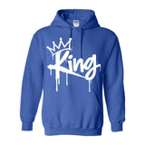 I AM HIM — King Anointed | White Ink | Pullover Hoodie | King Collection