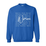 Definition of a Woman Crewneck – The Statement. The Standard - W