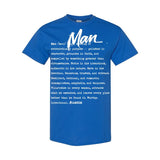 I AM HIM — Man Definition | White Ink | T-Shirt | Definitions of HIM Collection