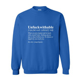 Unf*ckwithable Crewneck | Defined by Peace