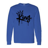I AM HIM — King Sovereign | Black Ink | Long Sleeve Tee | King Collection