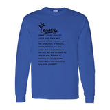 I AM HIM — Legacy Definition | Black Ink | Long Sleeve Tee | Legacy Collection