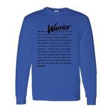 I AM HIM — Warrior Definition | Black Ink | Long Sleeve Tee | Definitions of HIM Collection