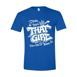 That Girl — White Graffiti Graphic Tee | Around the Way Girl Collection