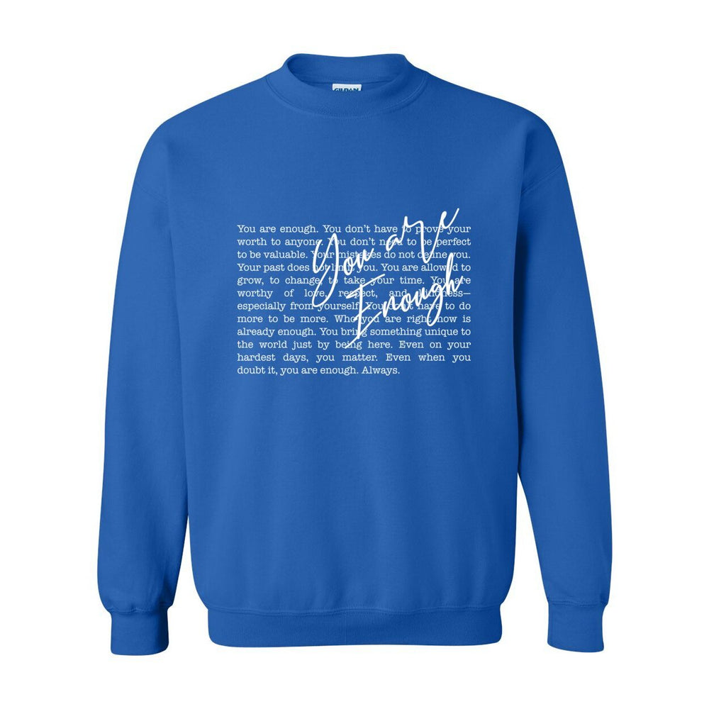 You Are Enough  Women's Crewneck – The Gospel of Worthiness - W