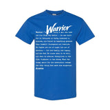 I AM HIM — Warrior Definition | White Ink | T-Shirt | Definitions of HIM Collection