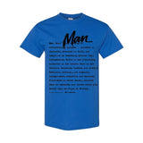 I AM HIM — Man Definition | Black Ink | T-Shirt | Definitions of HIM Collection