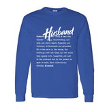 I AM HIM — Husband Definition | White Ink | Long Sleeve Tee | Definitions of HIM Collection
