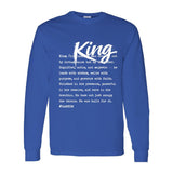 I AM HIM — King Definition | White Ink | Long Sleeve Tee | Definitions of HIM Collection
