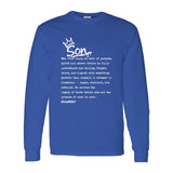 I AM HIM — Son Definition | White Ink | Long Sleeve Tee | Legacy Collection