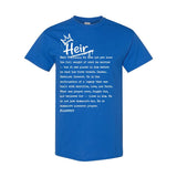 I AM HIM — Heir Definition | White Ink | T-Shirt | Legacy Collection