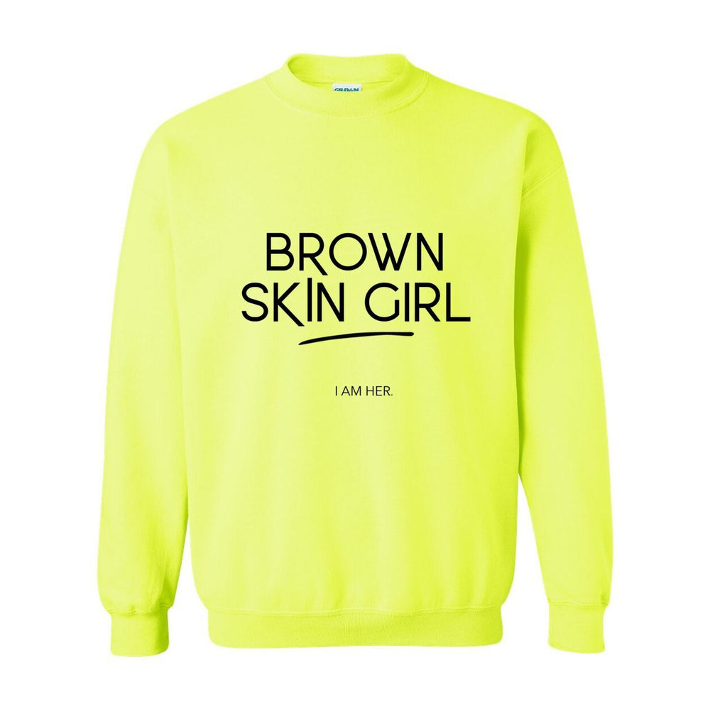 Brown Skin Girl - Women's Crewneck Sweatshirt