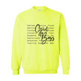 Girlboss Crewneck – Powerfully Called. Gracefully Chosen.