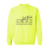 Let Them Crewneck – Soft Strength. Quiet Confidence.