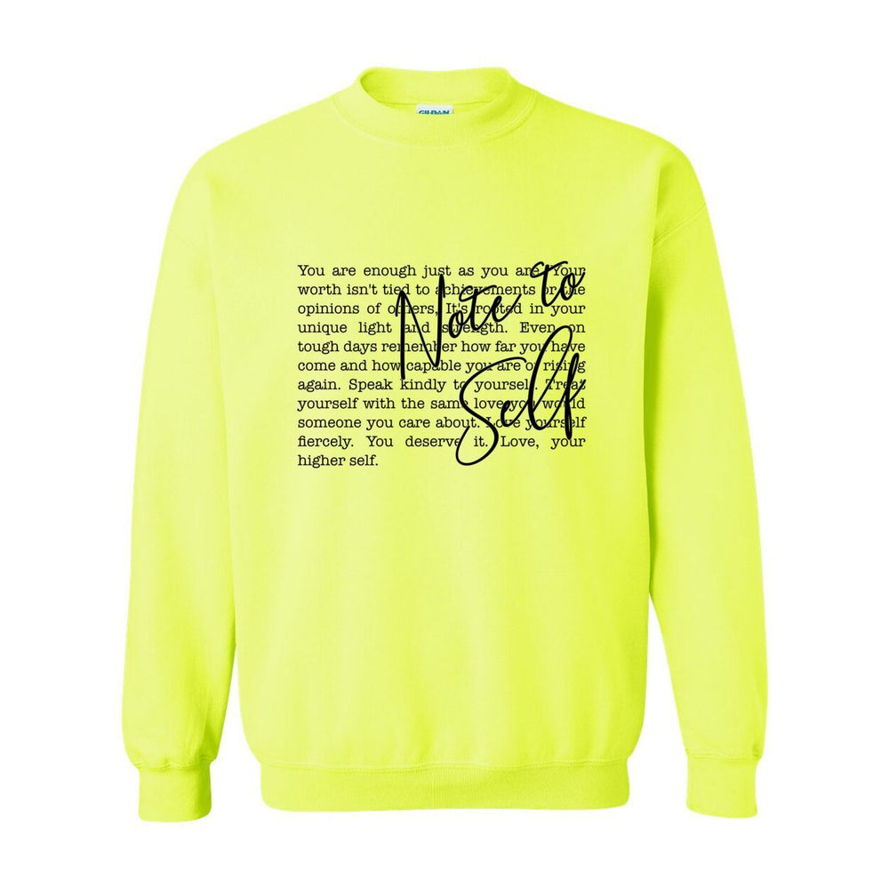 Note To Self Crewneck – Sacred Reminders. Everyday Wear.