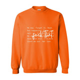 F*ck That - Women's Crewneck Sweatshirt | The Boundary Era Statement - White