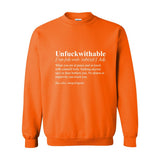Unf*ckwithable Crewneck | Defined by Peace