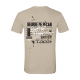 Butter Pecan – Women's Tee | Soft Golden Power | White on Black