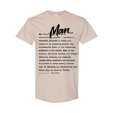I AM HIM — Man Definition | Black Ink | T-Shirt | Definitions of HIM Collection