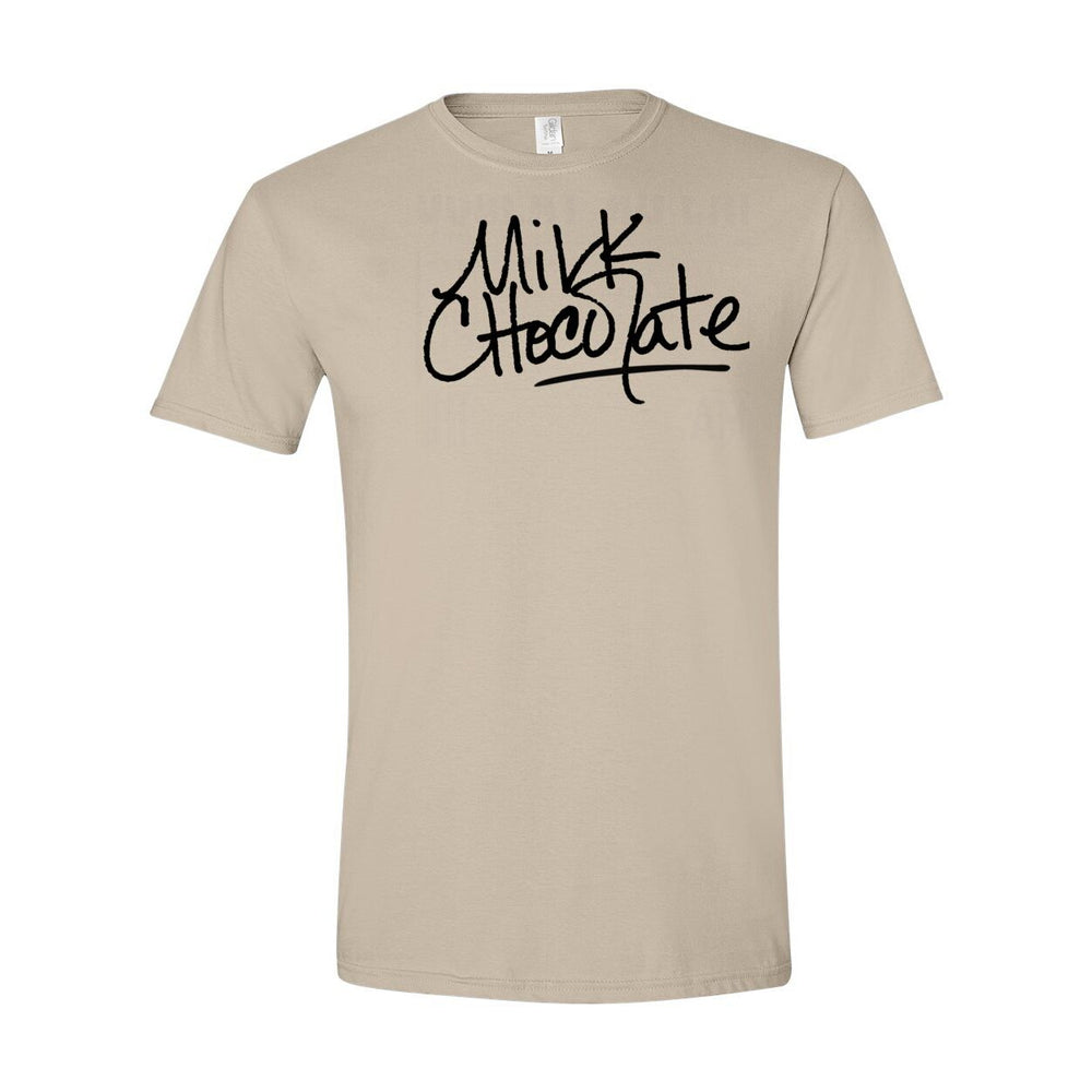 Milk Chocolate – Women's Tee | Sweet, Strong & Sacred - White on Black