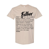 I AM HIM — Father Definition | Black Ink | T-Shirt | Definitions of HIM Collection