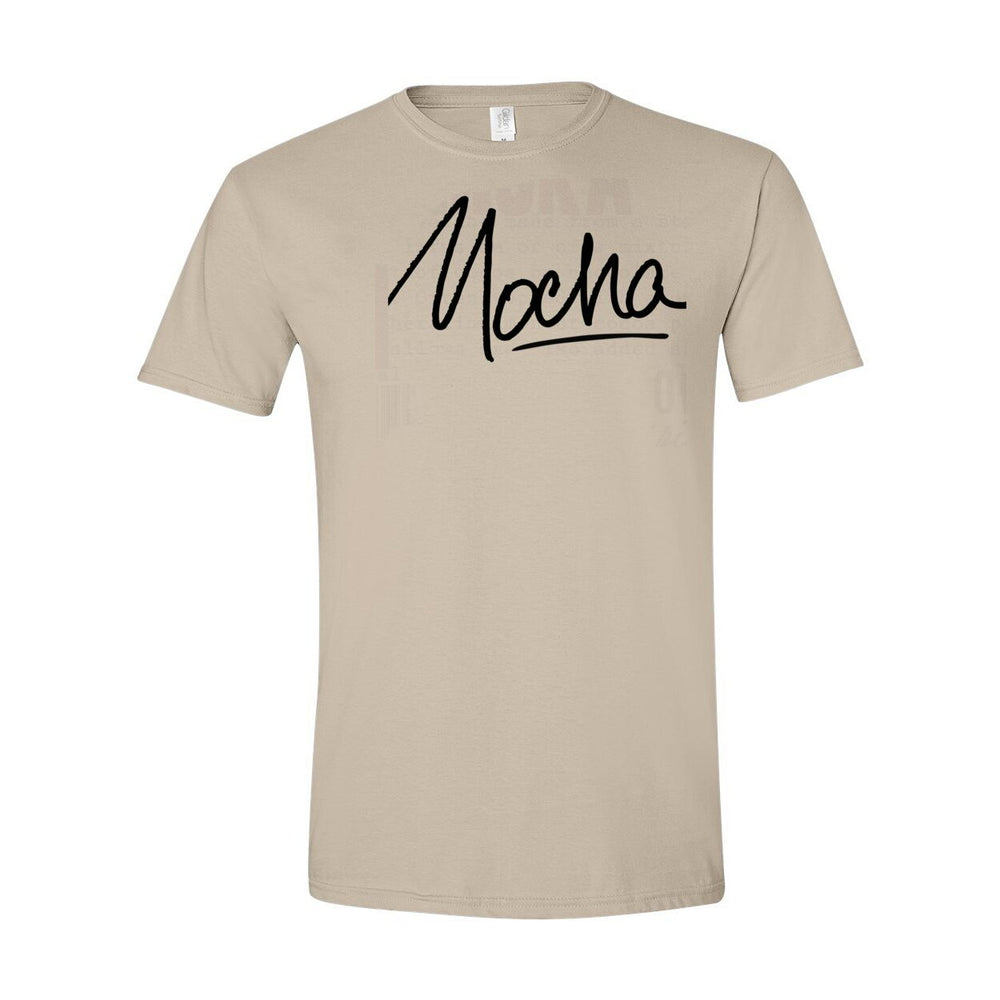 Mocha – Moka | Bold & Beautiful | Women's Tee - White on Black