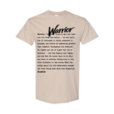 I AM HIM — Warrior Definition | Black Ink | T-Shirt | Definitions of HIM Collection