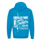 Dark Chocolate – Women's Hoodie | Deep Melanin Royalty | Statement Hoodie for Black Women - White