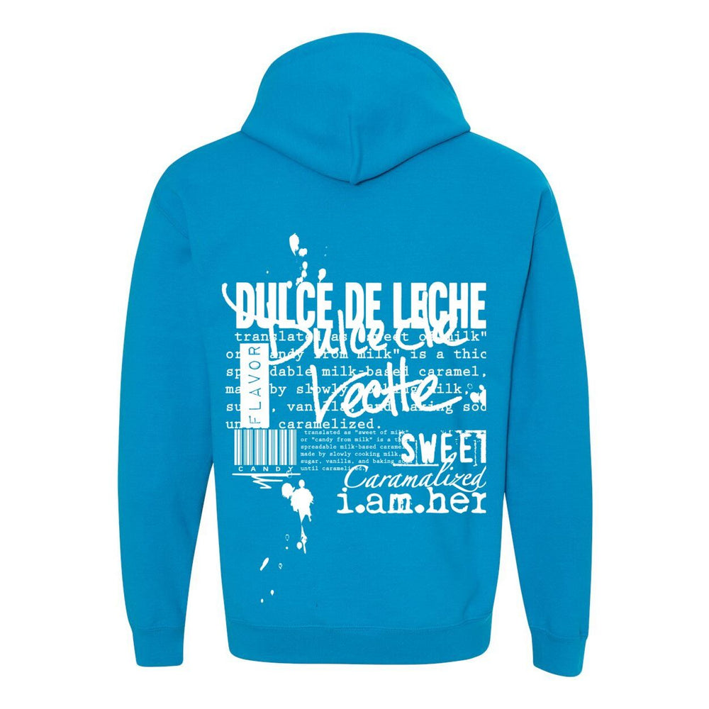 Dulce de Leche – Women's Hoodie | Caramel Sweetness | Brown Melanin Empowerment - White