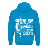 Dulce de Leche – Women's Hoodie | Caramel Sweetness | Brown Melanin Empowerment - White