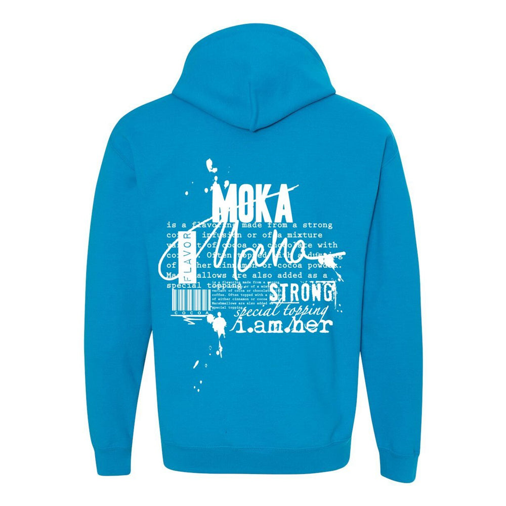 Mocha – Moka Hoodie | Coffee-Brown Melanin Hoodie | Empowerment Streetwear - White