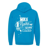 Mocha – Moka Hoodie | Coffee-Brown Melanin Hoodie | Empowerment Streetwear - White