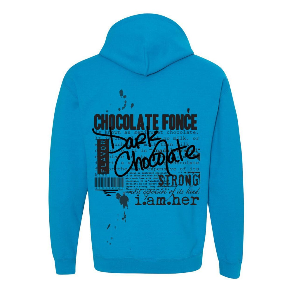 Dark Chocolate – Women's Hoodie | Deep Melanin Royalty | Statement Hoodie for Black Women