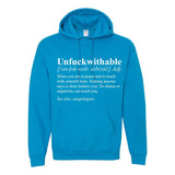 Unf*ckwithable Hoodie | Unbothered Energy - White