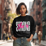 She is Strong - Women's Crewneck Sweatshirt - White
