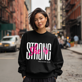 She is Strong - Women's Crewneck Sweatshirt - White