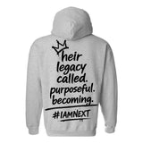 I AM HIM — Prince Becoming | Black Ink | Pullover Hoodie | Legacy Collection