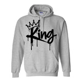 I AM HIM — King's Gambit | Black Ink | Pullover Hoodie | King Collection
