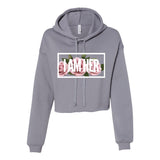 I AM HER en Rose - Women's Cropped Fleece Hoodie