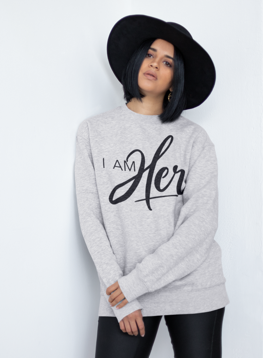 I AM HER Signature Women's Crewneck Sweater