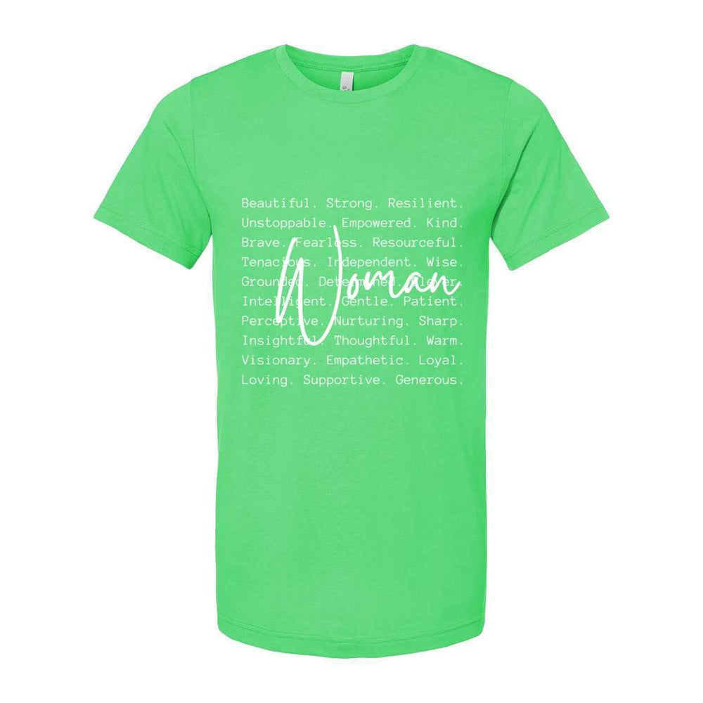 Definition of a Woman - Woman's Empowerment Tee - White