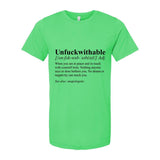 UnF*ckwithable Definition Women's Tee | Women’s Confidence Tee - Black